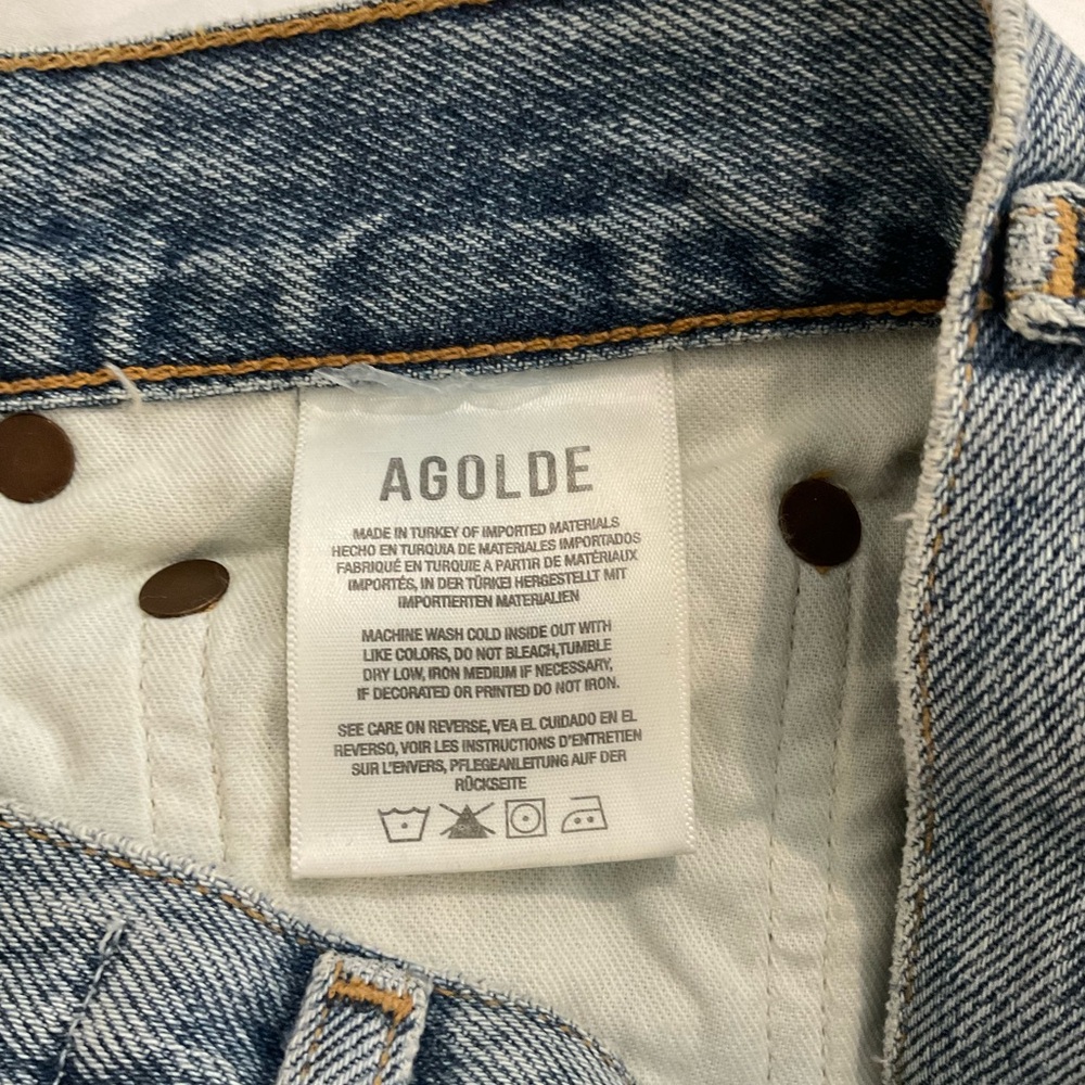 Agolde Riley Jeans Size 26 - Picture 4 of 9